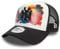 New Era New York Yankees A-Frame Trucker Cap Wellen Weiß - One-Size