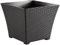Acan Tradineur - Maceta Rattan Cuadrada de plástico, macetero, Tiesto, Recipiente para Plantas, Flores, jardín, terraza, hogar, Fabricada en España (Wengué - 37 cm)