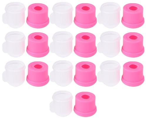 Toyvian 10 Stück Nagellackentferner Abdeckungen aus PP Wiederverwendbare Maniküre Werkzeuge für UV Gelentfernung Praktische Nagelpflege für Selbstgemacht und Profi