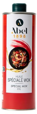 Abel 1898 Huile Spécaile Wok 1L/Bidon, Huile d'Avocat 500ml/Bidon, Vierge de Cameline BIO 250ml/Bidon, de Chanvre Vierge BIO 250ML/Bidon (1 bidon, Huile spécaile wok)
