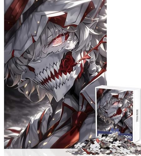 Anime Character with Mask Jigsaw Puzzles for Adults 1000 Piece Funny Gifts Improve Memory Educational Toy Suitable for Ages 14 And Up (38x52cm)