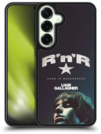 Head Case Designs Offizielle Liam Gallagher R 'N' R Star Grafiken Gel Armour Hülle [Militärischer Schutzgrad] kompatibel mit Samsung Galaxy S25