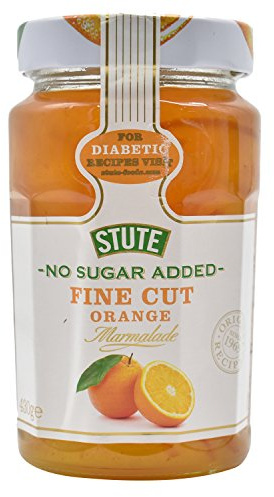 Stute No Sugar Added Fine Cut Orange Marmalade, 430g