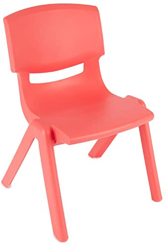 Bieco Silla para niños hasta 80 kg cargable | apilable y antivuelco | para Interior y Exterior | Silla niños Infantil Silla Escritorio Juvenil sillas de plastico Silla niño Silla plastico Infantil