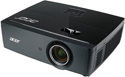 Acer P7215 DLP-Projektor (6.000 ANSI Lumen, 1.024 x 768 Pixel, Kontrast 2.100:1, RJ45 Anschluss, 1 x HDMI mit HDCP, incl. 1x12V Trigger DC-out Leinwandsteuerung) schwarz