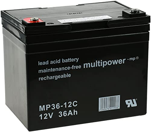 akku-net Bleiakku (multipower) MP36-12C zyklenfest, 12V, Lead-Acid