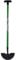 Garden Edge Hoe Tool - Border Edging Tool, Long Handle With Strong Grip, Gardening Tool Suitable For Lawn & Grass | Moon Shape, Carbon Steel - Durable & Strong Quality