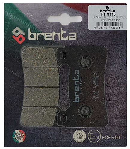 Brenta Bremsbeläge Organische Motorrad für Honda CBR RR, CBR 600 RR ABS, CBR 100 RR ABS