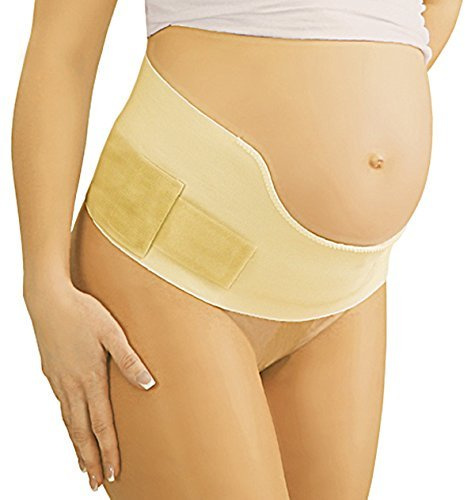 Schwangerschafts-Gurt Umstands-Gürtel Umstand Bauch Stütze Gerda 9806Gerda beige 1/XS-60-80cm