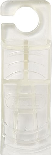 ABUS Türstopper Luca aus Gummi - Klemmschutz, transparent, 1 Stück | Rutschfester Hartgummi-Keil für Innen- und Außenbereich – schützt vor eingeklemmten Fingern und Türknallen