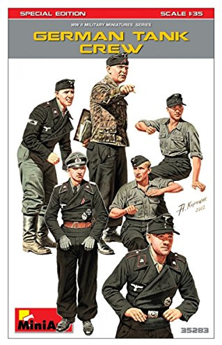 Miniart 1:35 - German Tank Crew Special Edition, Green, Grey, Black