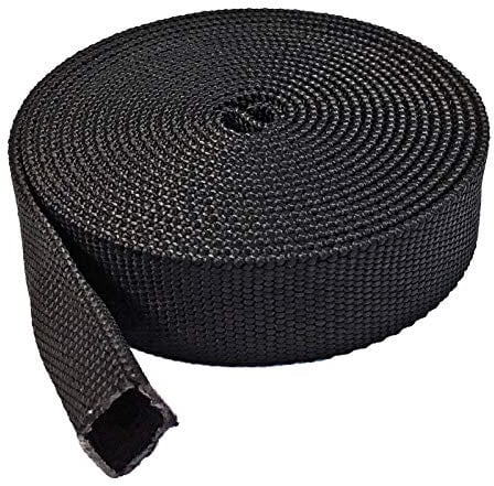 Electriduct Manchon de protection en nylon pour tuyau de 8,9 cm – 30,5 m – Noir