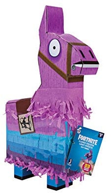 Jazwares Fortnite La piñata de la Llama, Color Rosa/Azul/Negro, Talla única (FNT0009)