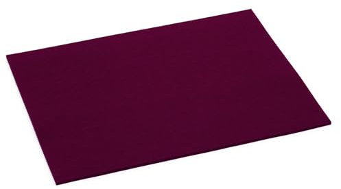 Hey Sign Tischset Filz 4-teilig rechteckig 5mm in vielen Farben Farbe:26 - Aubergine