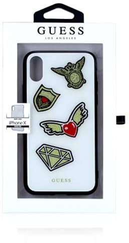 Guess Iconic Acrylic Case White for iPhone X/XS