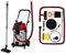 Einhell Aspirateur de Chantier TE-VC 2230 SAC (1150 W, Cuve 30L, système de filtration pour poussières fines, spécial plâtre) Vendu avec plusieurs buses et filtres