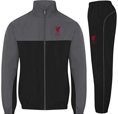 Liverpool FC - Herren Trainingsanzug - Jacke & Hose - Offizielles Merchandise - Grau - XL