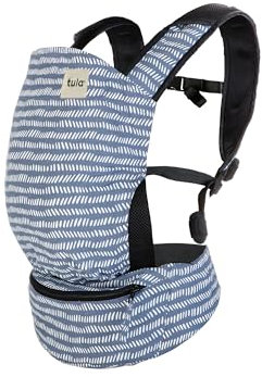 Baby Tula Lite Portabebés compacto, ultra compacto y ligero, de viaje, práctica bolsa de transporte, ergonómica y múltiples posiciones para 5.4-13.6 kg, más allá