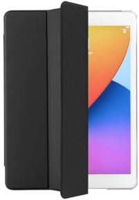 Hama Hülle für Apple iPad 2021/2020 / 2019 10.2 (aufklappbares Case Apple Tablet 10,2 Zoll Gen. 7/8/9, Schutzhülle mit Standfunktion Stiftfach, transparente Rückseite, magnetisches Cover) schwarz