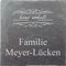 laser-diele Türschild mit Namen – Personalisiertes Namensschild Haustür – Türschild Familie – Haustürschild aus Schiefer – Ornament 1