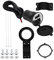 soporte manillar moto para usb Soporte para teléfono con barra de manija para motocicleta, cargador USB impermeable DC 12V con interruptor (negro) Cargador Cargador de teléfono Motocicleta Cargador ne