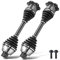 Frankberg 2x Antriebswelle Achswelle ohne ABS Ring Vorderachse Kompatibel mit A4 8K2 A4 Allroad 8KH A4 Avant 8K5 A5 8T3 A5 Cabriolet 8F7 A5 Sportback 8TA Replace# 8K0407451DX