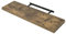 WOLTU Schweberegal Wandregal freischwebend Regal Wandboard Bücherregal Holz Board für Bücher, Bilder, Deko 80x23x3.8cm Vintagebraun RG9318hov