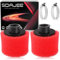 SOAJEE 2 filtri dell'aria da 28 mm per motori GY6 da 50 cc - 90 cc, 110 cc, 125 cc, 150 cc, per moto, ATV, quad, scooter, Go Kart, mini moto, pit racing, super bike, Kawasaki, Suzuki, Yamaha, 27 mm,