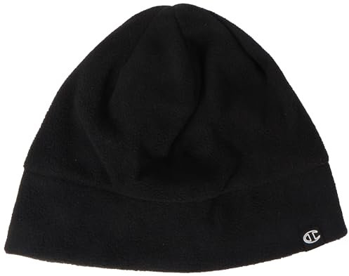 Champion Unisex Athletic Accessories-802429 Beanie-Mütze, Schwarz, One Size