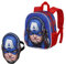 Captain America First-Maskenrucksack, Blau