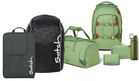 satch Pack Kollektor Edition Schulrucksack Set 7tlg. (Nordic Jade Green), M
