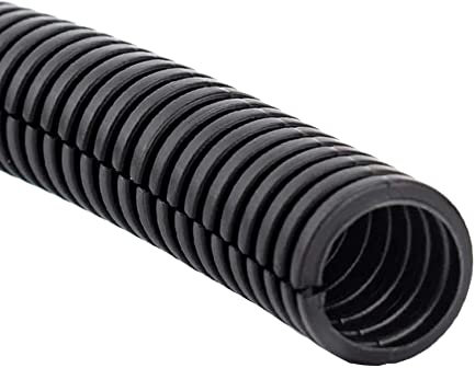 MOCNT Split Loom Wire Auto Split Loom Tubing Wire Conduit Polyethylene Corrugated Flexible Tube Cable Management Sleeve Protection Pipe Cable Tidy Organiser 11mm 10meter