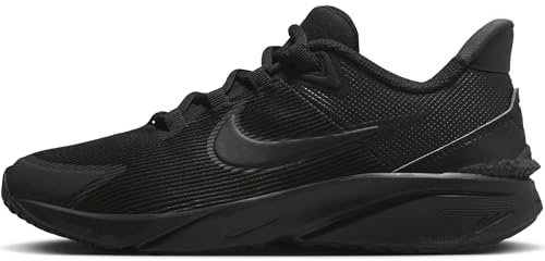 NIKE Star Runner 4 NN (GS), Sneaker, Black/Black-Black-Anthracite, 37.5 EU