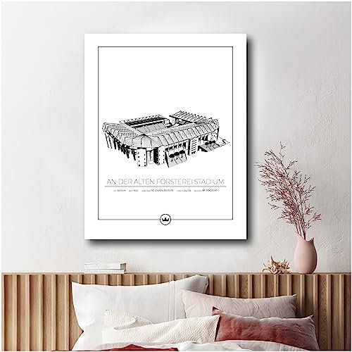 Sverigemotiv.se Stadium Posters (Union Berlin - Alte Försterei, 40x50 cm)