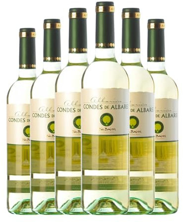 Condes de Albarei Albariño Rías Baixas 75 cl Vino blanco (Caja de 6 Botellas de 75 cl)