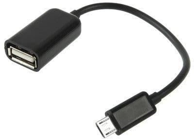 OuiSmart Adaptateur Micro USB OTG Noir