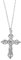 DUINIU Gothic Cross Pendant - Silver Women's & Men's Necklace