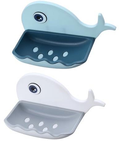 JNAWA 2Pieces Reptiles Whale Suction Cup Feeder Cute Climbing Pet Rest Table Climbing Pet Rest Table Gecko Ledge Supplies Accessories for Tortoise Lizard Chameleon