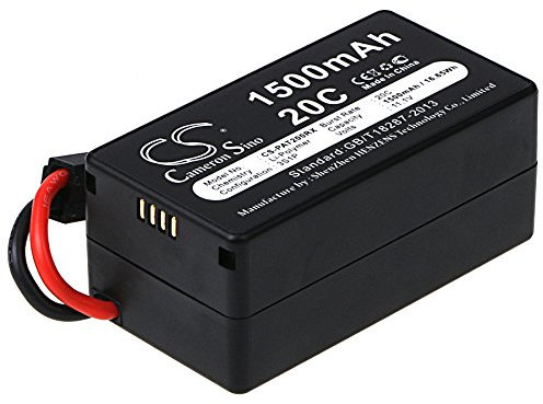 Batterie de rechange 1500 mAh / 16,65 Wh compatible avec Parrot AR.Drone 1.0, AR.Drone 2.0, AR.Drone 2.0 HD,