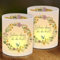 12 Windlicht Tischdeko Schön DASS du da bist, Frühling Blumenkranz Schmetterling Tisch Deko, Bunte Windlichter Tischdeko Taufe, Windlicht für Hochzeit Taufe Konfirmation Kommunion Baby Shower