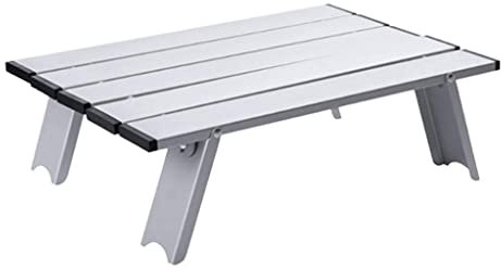 Mesa plegable para exteriores, playa, camping, mochilero, portátil, ultraligera, mini muebles de jardín, escritorio de picnic (D como se muestra)