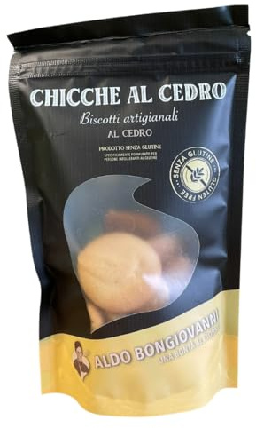 Biscotti Chicche al Cedro 125g Senza Glutine