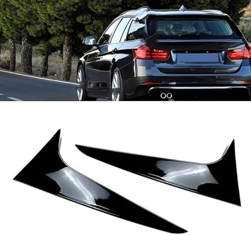 AnJWen Auto Heckspoiler Spoiler für BMW 3 Series F31 Touring Wagon 2012-2018, Schwarz, Matte Schwarz, ABS, Selbstklebend, Fahrzeugspezifisch