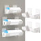 2 Paia Porta Sacco Della Spazzatura in Plastica, Supporti per Sacchetti Della Spazzatura a Parete, Organizer per Sacchetti Della Spazzatura per Riporre E Organizzare Gli Accessori Da Cucina (Bianco)