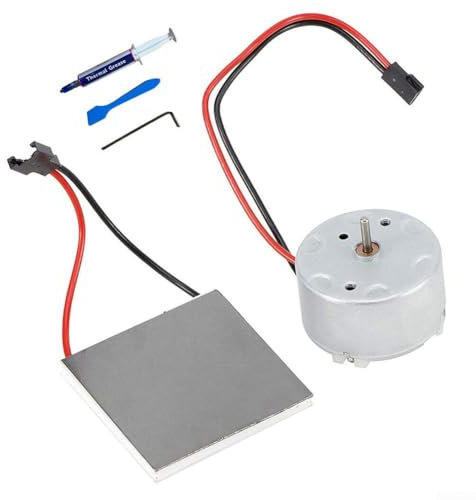 YUANGANG Fireplace Fan Motor Log Burner Fan Motor Wood Burning Stoves Wood Burning Stove Fans Motor Heat Powered Stove Fan Motor Heat Powered Stove Fan For Fireplace Replace Part(Set A)
