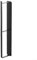 Entgoinggo Soporte de toalla lateral para nevera, acero al carbono, toalla lateral de cocina, estante magnético, estante de almacenamiento, toallero para cocina, dormitorio, cuarto de lavado (L)