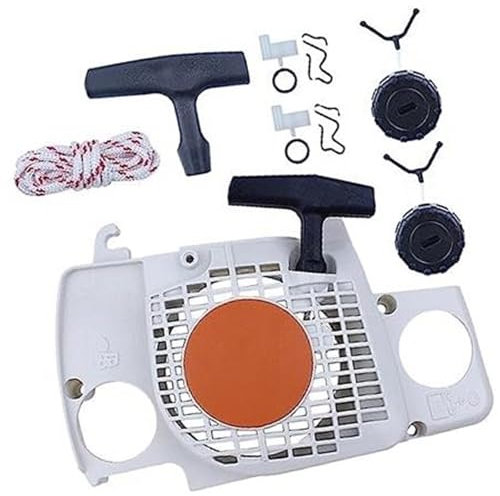 ZAPYVET Kit de Tapas de Aceite de Combustible de Retroceso de Arranque, for Motosierra STIHL, Ms180 Ms180C Ms170 017 018 Jardin Motosierra Gasolina Tapa de Combustible para Equipo de jardinería