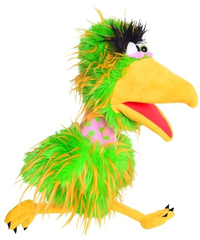Living Puppets Enno-Eagle Adler Handpuppe, 44 cm, Klappmaulprinzip, ab 3 Jahre