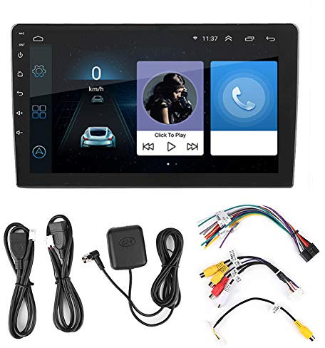 Gearwell Car Stereo, tactile Screen MP5 Player, Android Car Radio, compatible avec Android 8.1 et iOS, Stéréo de l'automobile 9in avec WiFi de navigation GPS