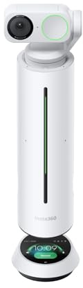 Insta360 Wave Wavelink-Bundle Polarweiß - KI-Freisprecheinrichtung, Bluetooth, Sprachrekorder, 8 Noise-Cancelling-Beamforming-Mikros, KI-Transkript & -Zusammenfassung, 99 Sprachen, 32 GB Speicher